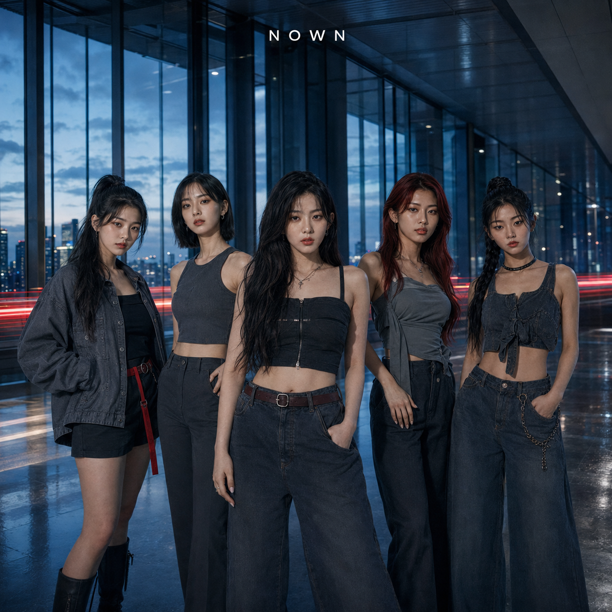 블루아워의 NOWN 다섯 멤버